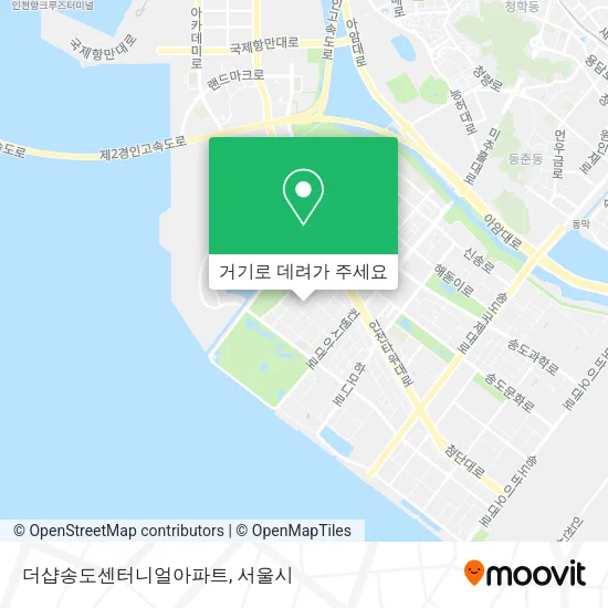 더샵송도센터니얼아파트 지도