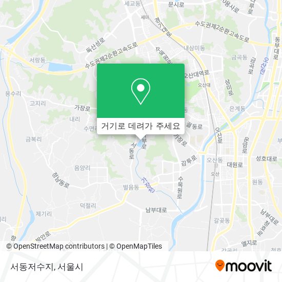 서동저수지 지도