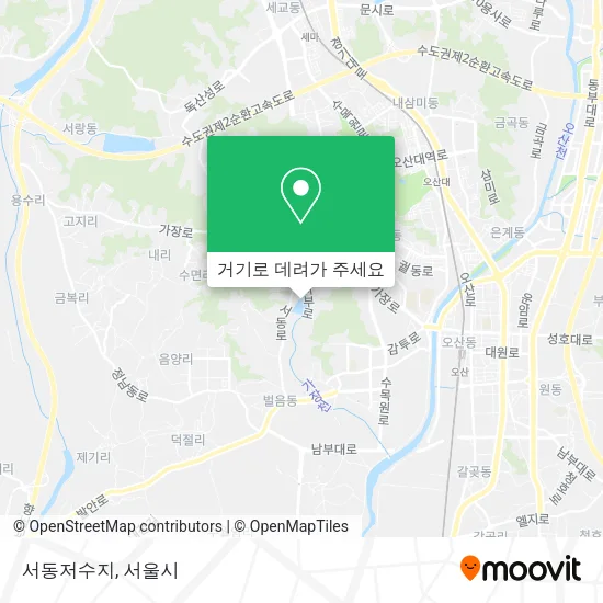 서동저수지 지도