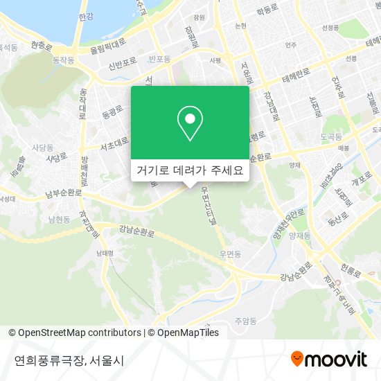 연희풍류극장 지도
