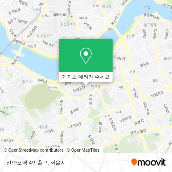 신반포역 4번출구 지도