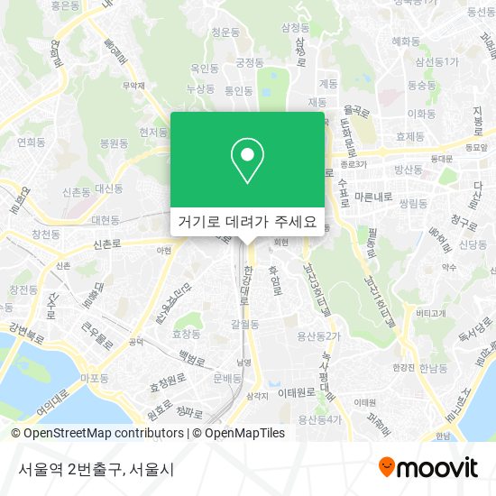 서울역 2번출구 지도
