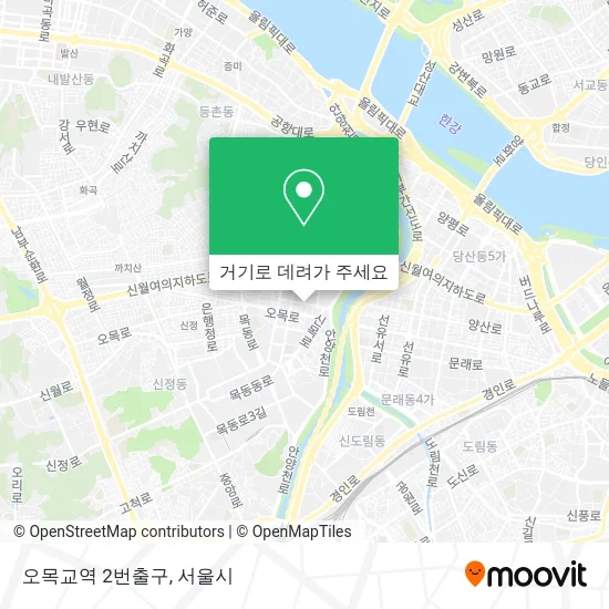 오목교역 2번출구 지도