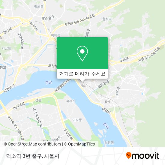 덕소역 3번 출구 지도