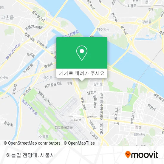 하늘길 전망대 지도