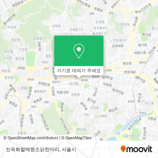 진옥화할매원조닭한마리 지도