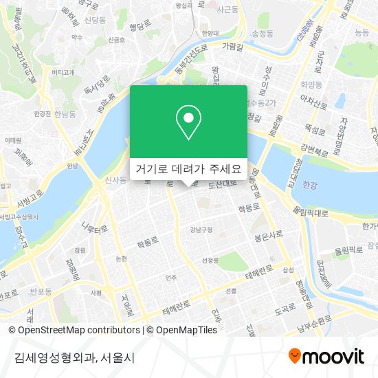 김세영성형외과 지도