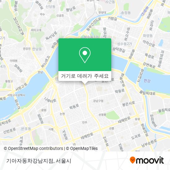 기아자동차강남지점 지도