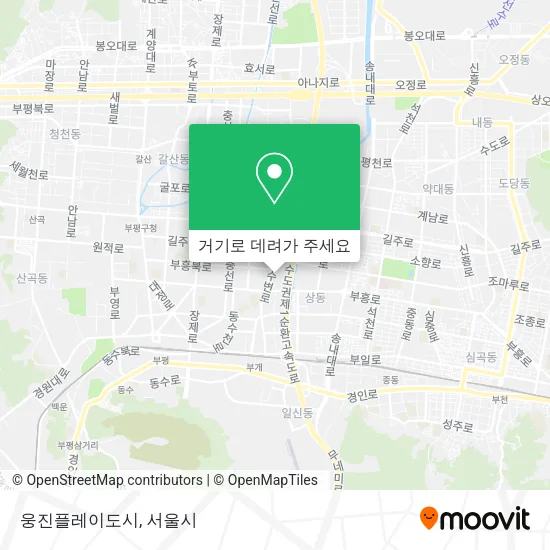 웅진플레이도시 지도
