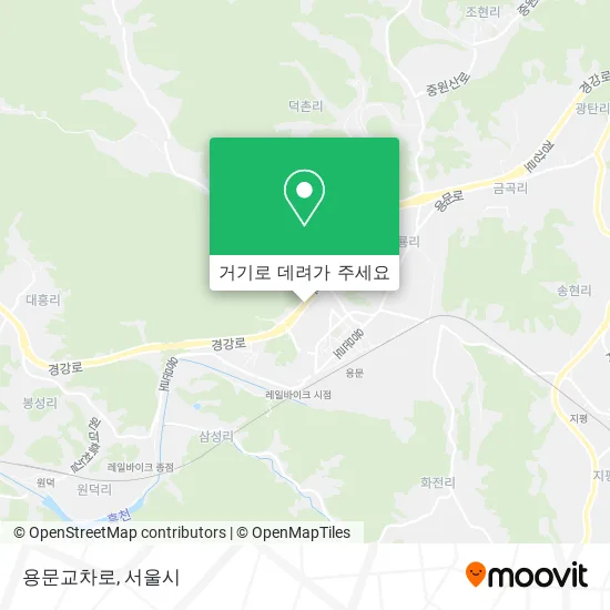 용문교차로 지도