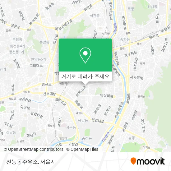 전농동주유소 지도