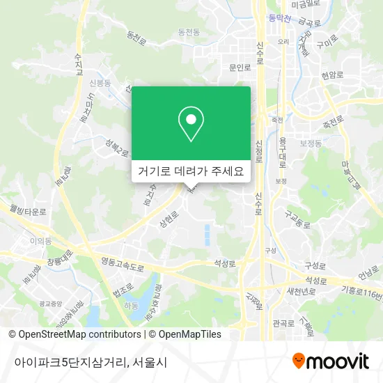 아이파크5단지삼거리 지도