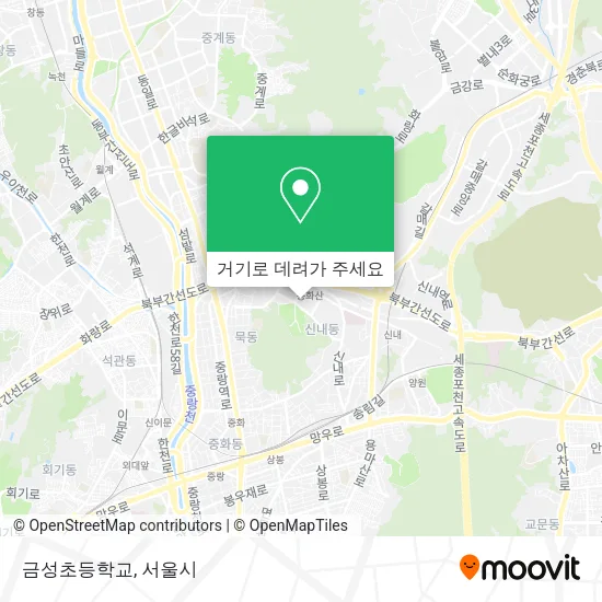 금성초등학교 지도