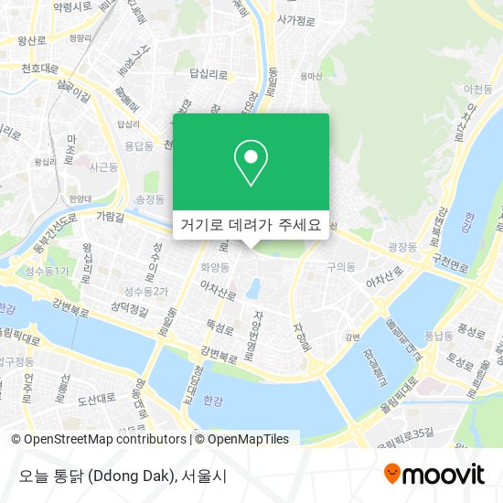 오늘 통닭 (Ddong Dak) 지도
