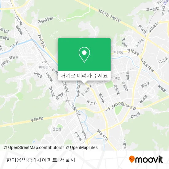 한마음임광 1차아파트 지도