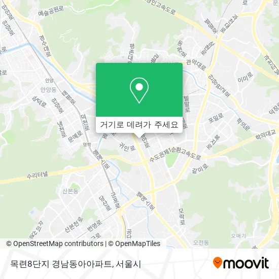 목련8단지 경남동아아파트 지도