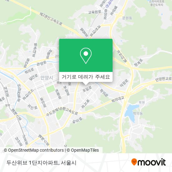 두산위브 1단지아파트 지도