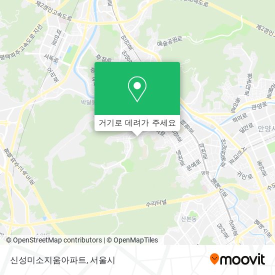 신성미소지움아파트 지도