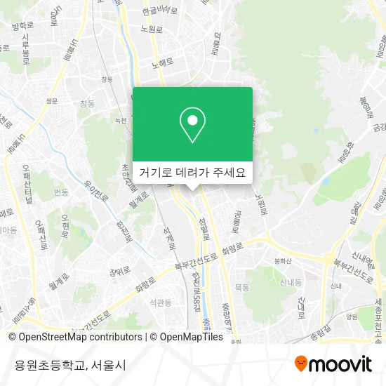 용원초등학교 지도