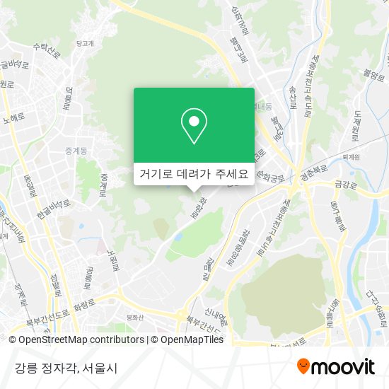 강릉 정자각 지도