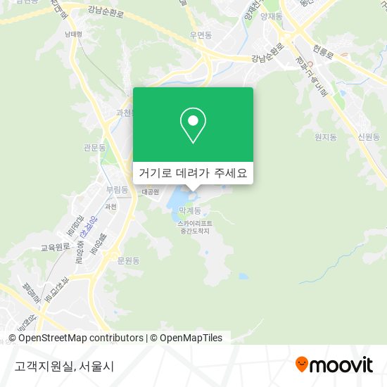 고객지원실 지도