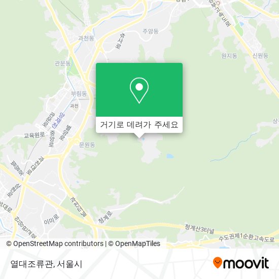 열대조류관 지도