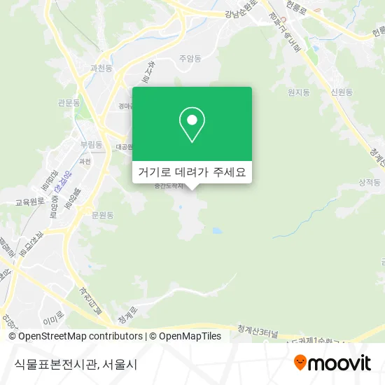 식물표본전시관 지도