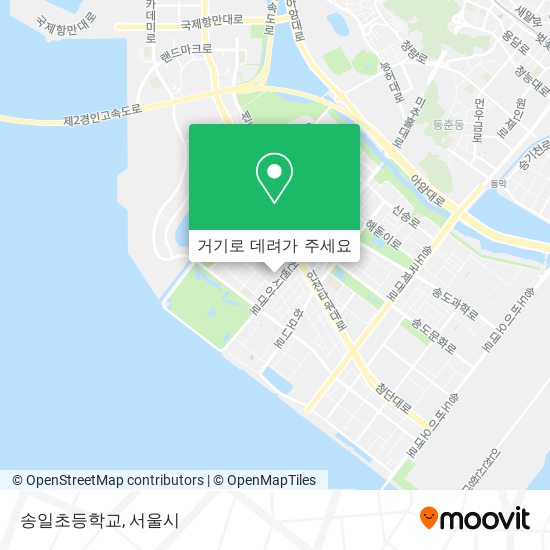 송일초등학교 지도