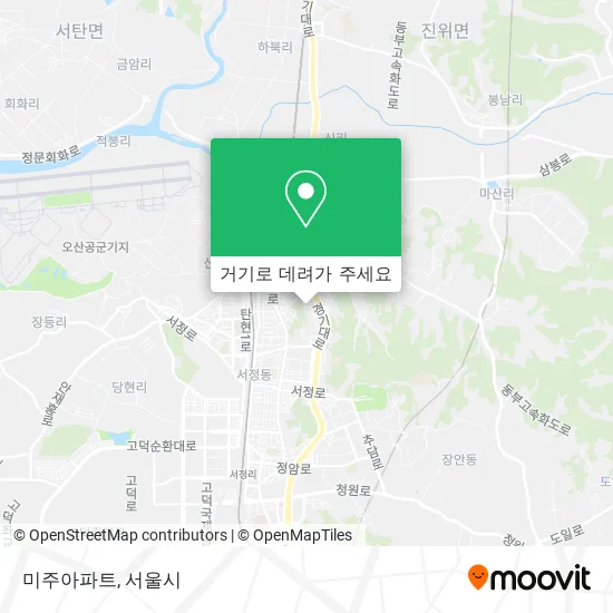 미주아파트 지도