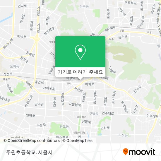 주원초등학교 지도