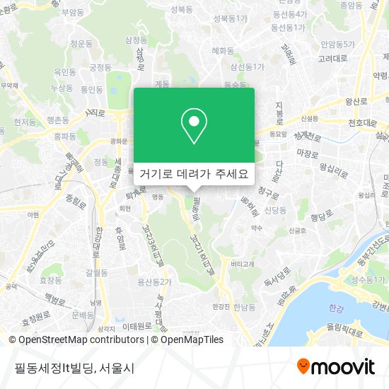 필동세정It빌딩 지도