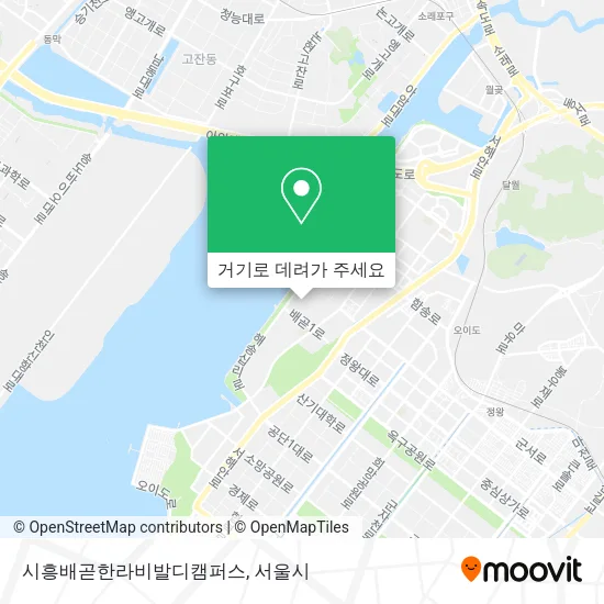 시흥배곧한라비발디캠퍼스 지도