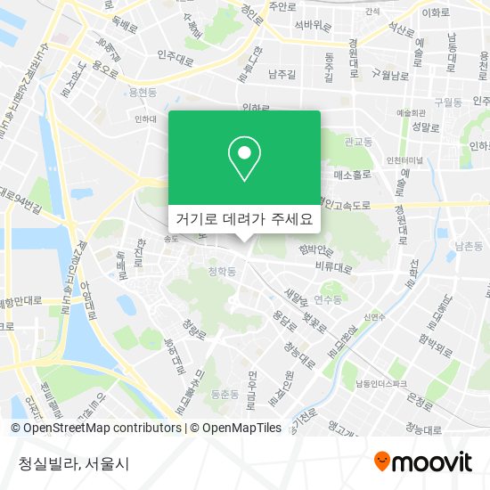 청실빌라 지도