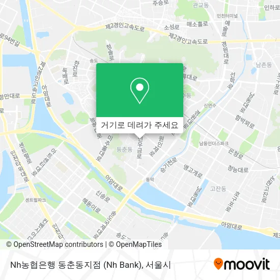 Nh농협은행 동춘동지점 (Nh Bank) 지도