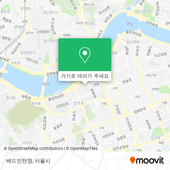 배드민턴장 지도