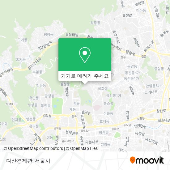 다산경제관 지도