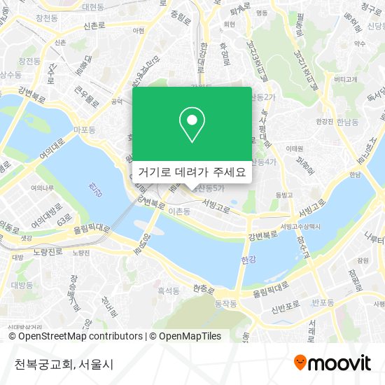 천복궁교회 지도