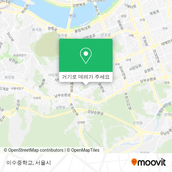 이수중학교 지도