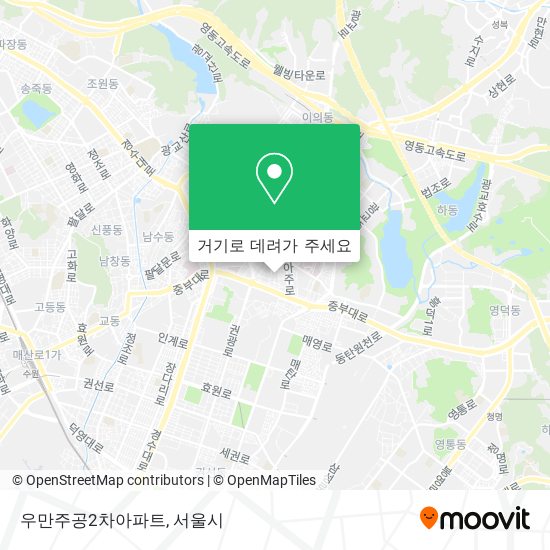 우만주공2차아파트 지도