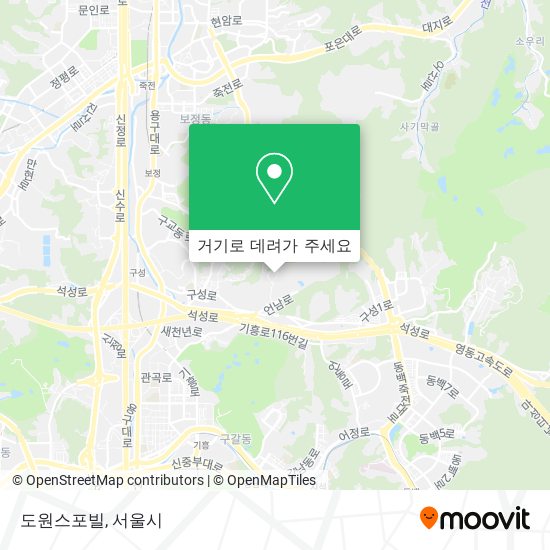 도원스포빌 지도