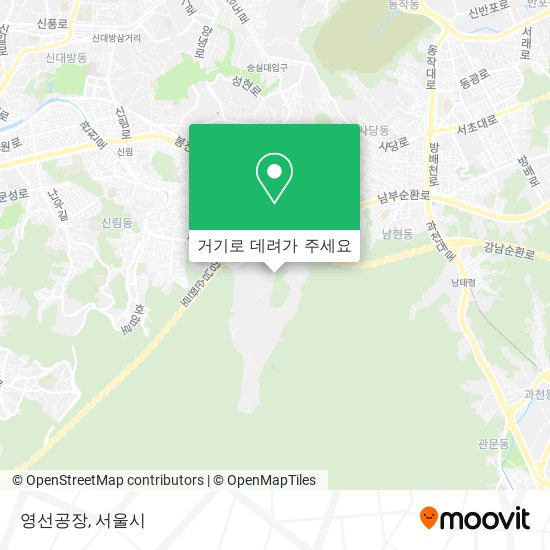 영선공장 지도