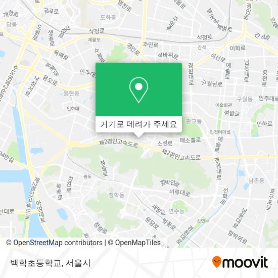 백학초등학교 지도