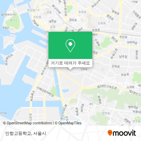 인항고등학교 지도