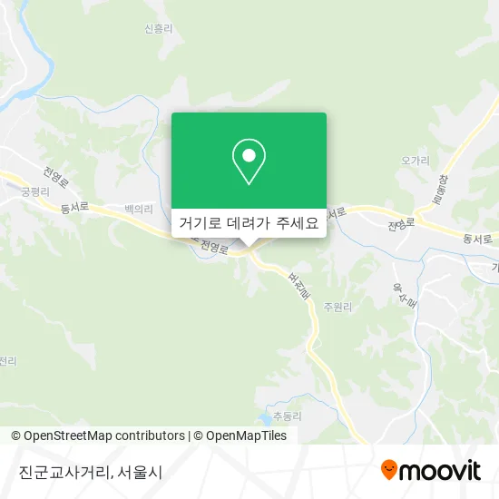 진군교사거리 지도