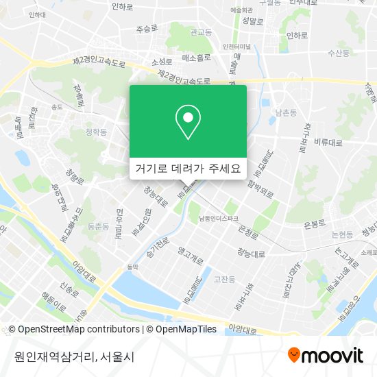 원인재역삼거리 지도