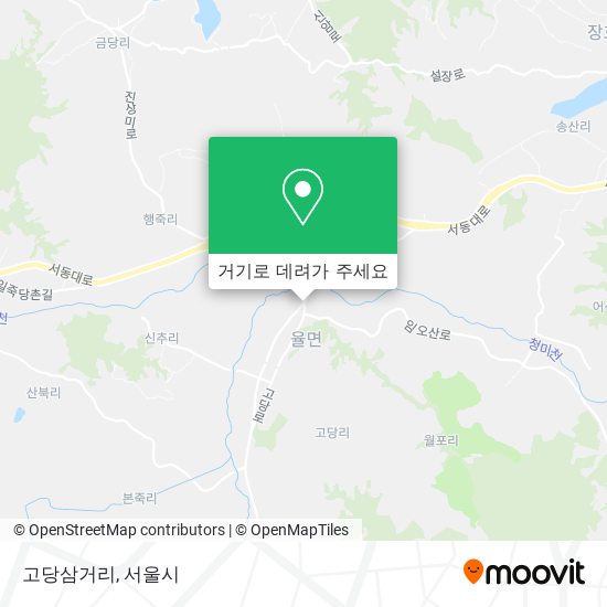 고당삼거리 지도