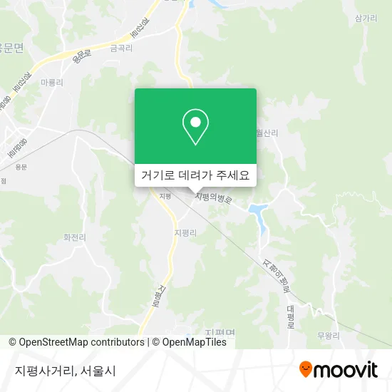 지평사거리 지도