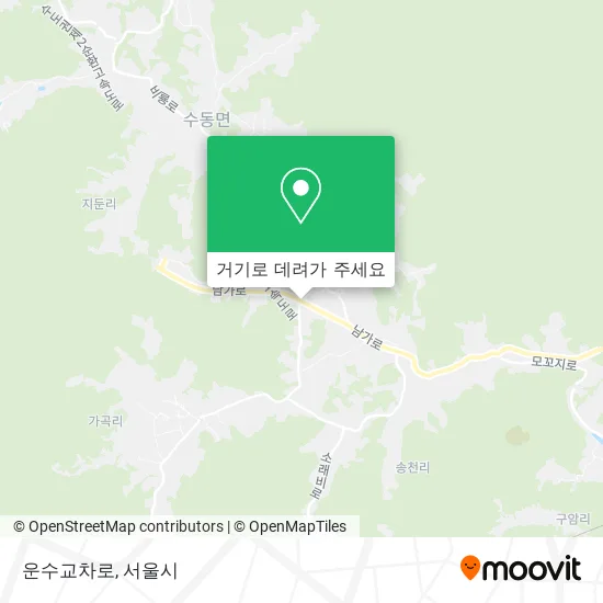 운수교차로 지도