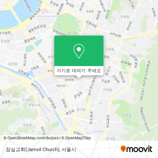 잠실교회(Jamsil Church) 지도