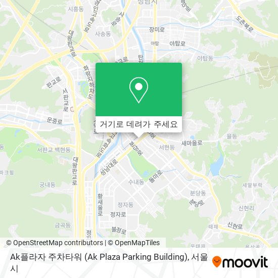 Ak플라자 주차타워 (Ak Plaza Parking Building) 지도